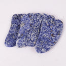 Sodalite Sawtooth Face Roller Natural Stone Body Care Gua Sha Massage Tool Acupuncture Health Beauty Set