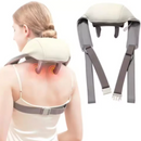 Portable Neck Massager with Hot Compress Function Relaxes Back Shoulder Muscle Pain Relief Bionic Neck and Shoulders Massager