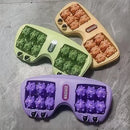 Home Essential! Four-Row Roller Foot Massage Tool; Relieves Fatigue from Prolonged Sitting; Perfect Gift for Parents and Elders.