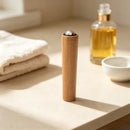 Wooden Roller Face Massager Rotatable Metal Ball Massage Stick Portable Meridian Acupoint Relief Body Beauty Massage Tool