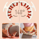 Multi-function Ring Leg Massager Massage Roller Detachable Handles for Full Body Neck Shoulder Abdominal Muscle Slimming