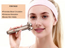 New 2 In 1 Multifunctional Massage Roller For Face Neck Body Portable Travel Manual Skin Relax Care Tool