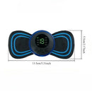 Electric Neck Massager Mini Cervical Back Patch Muscle Relieve Fatigue Stimulator Massageador Mat Pad Home Use Massage Tool