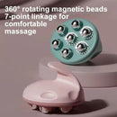 1pc Seven Ball Massage Roller Multi-Use Muscle Relaxer for Abdomen Arms Shoulders Waist Thighs Portable Ergonomic Massager