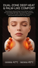 Wireless Neck and Shoulder Massager Mini Electric Muscle Massager for Neck Smart Cervical Massager Powerful Back Massage Device