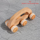 1pc Wooden Massage Roller Portable Massage Tools For Face Neck Muscle Relax Head Foot Massager Stick Body Relaxation