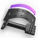 Multi Functional Back Waist and Neck Massager Adjustable Stretching Device Lumbar and Cervical Spine Support Fitness Tool