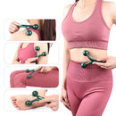 Multifunctional Triangle Ball Massager Shoulder Massage Foot Acupoints Facial Roller Massager Smooth Relax Body Massage Tool