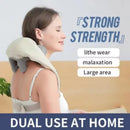 Portable Neck Massager with Hot Compress Function Relaxes Back Shoulder Muscle Pain Relief Bionic Neck and Shoulders Massager