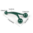 Multifunctional Triangle Ball Massager Shoulder Massage Foot Acupoints Facial Roller Massager Smooth Relax Body Massage Tool