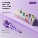 Handheld Roller Massager Design Easy Use Point Massage Relieve Body Fatigue Promote Massager Yoga Ball Portable Portable Arm Leg