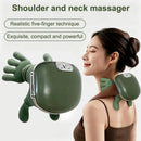 Shoulder Neck Massager 5-Finger Simulation Massage Technique Portable Pain Relief Tool for Home Car Travel
