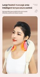 Neck And Shoulder Massager, USB Rechargeable Portable Neck And Shoulder Massager, Ergonomic Design for Back, Legs, Shoulder N