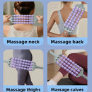 3/4-row Rollers Massager Handheld Roller Stick Trigger Point Manual Massage Tools for Anti-cellulite, Body Muscle Pain Relief