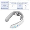 TENS Pulse Back Neck Massage 4 Models Electric Smart Shoulder Cervical Massager Muscle Beating Skin Care Tool