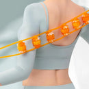 Pull Back Handheld Shoulder Massager Roller Portable Manual Tool Relax Back Neck Muscle for Travel