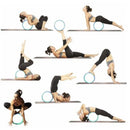 Muscle Massage Yoga Wheel Multi-Functional Back Training Back Training Roller Training Tool Waist Training Fitness Circle