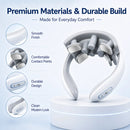Smart Neck Massager for Adults, 5 Massage Modes, Ergonomic Portable Neck Device for Office, Home & Travel Relaxation