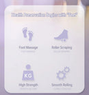 Home Essential! Four-Row Roller Foot Massage Tool; Relieves Fatigue from Prolonged Sitting; Perfect Gift for Parents and Elders.