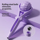 Handheld Roller Massager Design Easy Use Point Massage Relieve Body Fatigue Promote Massager Yoga Ball Portable Portable Arm Leg