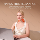 Wireless Neck and Shoulder Massager Mini Electric Muscle Massager for Neck Smart Cervical Massager Powerful Back Massage Device