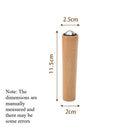 Wooden Roller Face Massager Rotatable Metal Ball Massage Stick Portable Meridian Acupoint Relief Body Beauty Massage Tool