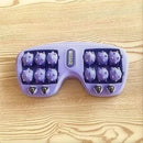 Home Essential! Four-Row Roller Foot Massage Tool; Relieves Fatigue from Prolonged Sitting; Perfect Gift for Parents and Elders.