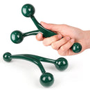 Multifunctional Triangle Ball Massager Shoulder Massage Foot Acupoints Facial Roller Massager Smooth Relax Body Massage Tool