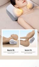 Neck Massage Pillow Electric Cervical Massager Waist Back Shoulder Shiatsu Kneaded Multifunctional Hot Compress Relaxation Gift