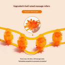 Pull Back Handheld Shoulder Massager Roller Portable Manual Tool Relax Back Neck Muscle for Travel