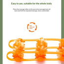 Pull Back Handheld Shoulder Massager Roller Portable Manual Tool Relax Back Neck Muscle for Travel