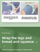 Multi-function Ring Leg Massager Massage Roller Detachable Handles for Full Body Neck Shoulder Abdominal Muscle Slimming