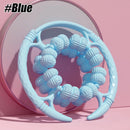 1pcs  32-Wheel Cellulite Manual Roller Leg Massage Relax Muscle Clamps Circular Leg Massage Tool