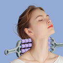 3/4-row Rollers Massager Handheld Roller Stick Trigger Point Manual Massage Tools for Anti-cellulite, Body Muscle Pain Relief