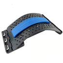 Multi Functional Back Waist and Neck Massager Adjustable Stretching Device Lumbar and Cervical Spine Support Fitness Tool