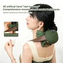 Shoulder Neck Massager 5-Finger Simulation Massage Technique Portable Pain Relief Tool for Home Car Travel