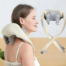 Portable Neck Massager with Hot Compress Function Relaxes Back Shoulder Muscle Pain Relief Bionic Neck and Shoulders Massager
