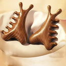 Neck Facial Head Body Massager No Battery Manual Massage Tool Meridian Scalp 4-in-1 Comb Massage Acupoint Nose Scraper
