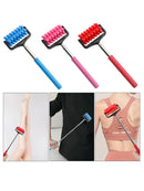 Multi Functional Stainless Steel Manual Plastic Massager Extendable Roller Full Body Massage Tool Accessories