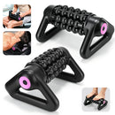 Motorized Massage Roller with Ergonomic Handle 3D Wave Nodes 5 Modes Electric Body Leg Calf Back Roller 3D Deep Tissue Massager
