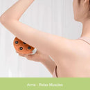 1pc Seven Ball Massage Roller Multi-Use Muscle Relaxer for Abdomen Arms Shoulders Waist Thighs Portable Ergonomic Massager