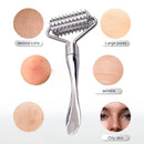 Stainless Steel Manual Massage Roller Ball Handheld Body Massager Roller Stick for Muscle Relaxation
