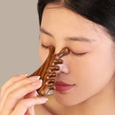 Neck Facial Head Body Massager No Battery Manual Massage Tool Meridian Scalp 4-in-1 Comb Massage Acupoint Nose Scraper