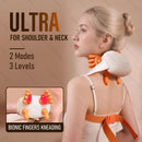 Wireless Neck and Shoulder Massager Mini Electric Muscle Massager for Neck Smart Cervical Massager Powerful Back Massage Device